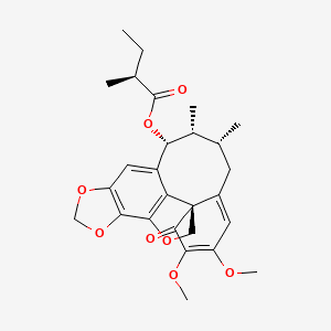 Chemical structure of Schiarisanrin A