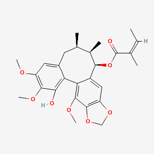 Chemical structure of Angeloylbinankadsurin A