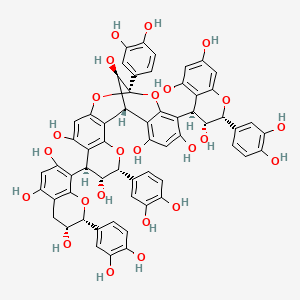 Chemical structure of Cinnamtannin B2