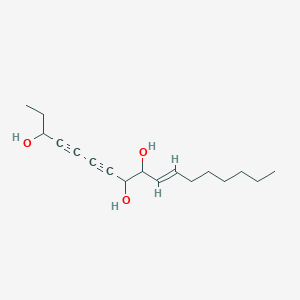 Chemical structure of Isofalcarintriol