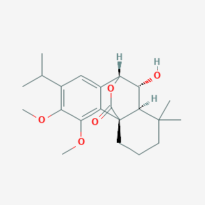 Chemical structure of Dimethyl isorosmanol