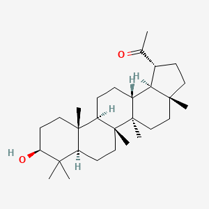 Chemical structure of 29-Nor-20-oxolupeol