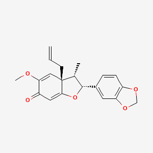 Chemical structure of cis-Burchellin