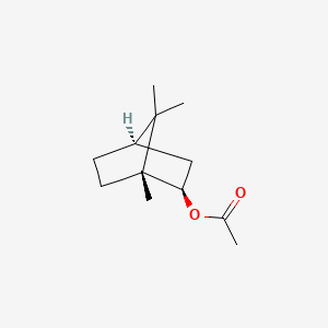 Chemical structure of Isobornyl acetate