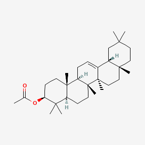 Chemical structure of β-Amyrin acetate