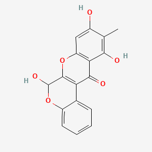 Chemical structure of Boeravinone B