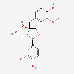 Chemical structure of Olivil