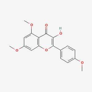Chemical structure of 3-Hydroxy-5,7,4′-trimethoxyflavone