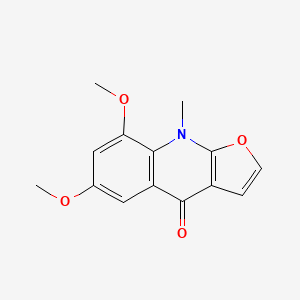 Chemical structure of Isomaculosidine
