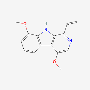 Chemical structure of Dehydrocrenatidine