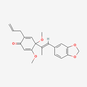 Chemical structure of Futoquinol