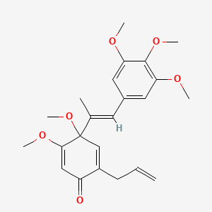Chemical structure of Hancinone C