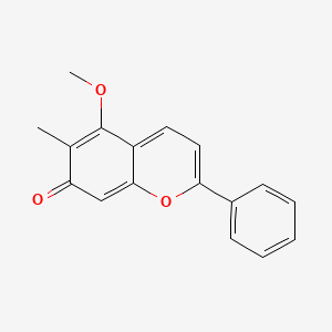Chemical structure of Dracorhodin