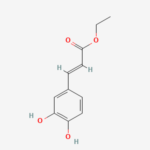 Chemical structure of Ethyl Caffeate