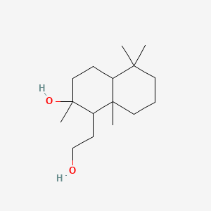 Chemical structure of Sclareol glycol