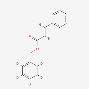 Chemical structure of Benzyl cinnamate-d5
