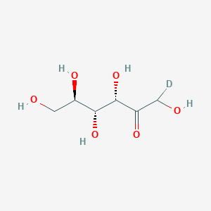 Chemical structure of D-Fructose-d