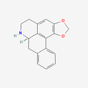 Chemical structure of Anonaine