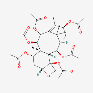 Chemical structure of 1-Dehydroxybaccatin IV
