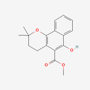Chemical structure of Dihydromollugin
