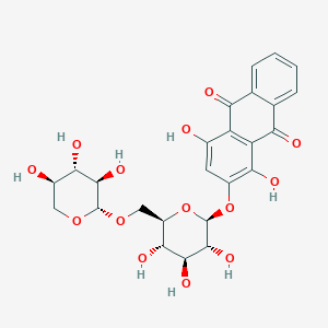 Chemical structure of Rubiayannone A