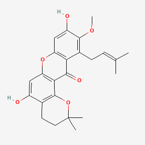 Chemical structure of 1-Isomangostin