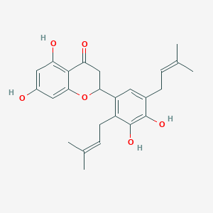 Chemical structure of (±)-Sigmoidin A