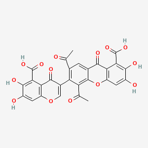 Chemical structure of Vinaxanthone