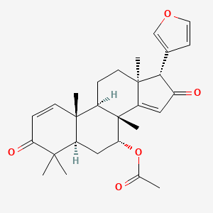Chemical structure of Azadiradione
