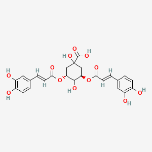 Chemical structure of isochlorogenic acid A
