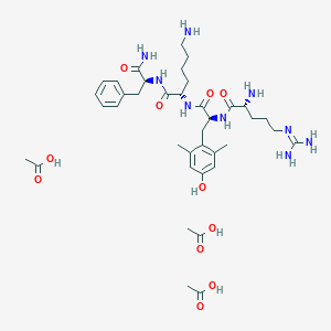Chemical structure of Elamipretide triacetate