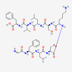 Chemical structure of TREM-1 inhibitory peptide GF9