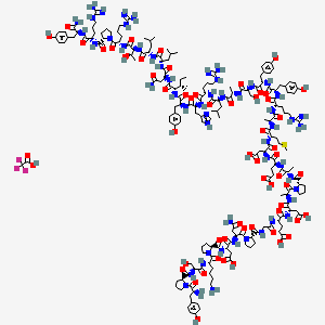 Chemical structure of [Leu31,Pro34]-Neuropeptide Y(human,rat,mouse) TFA