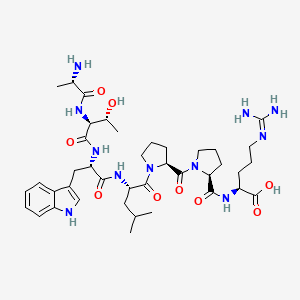 Chemical structure of ATWLPPR Peptide