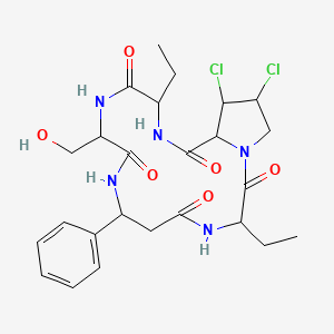 Chemical structure of Astin C