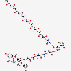 Chemical structure of Pep2-8 TFA
