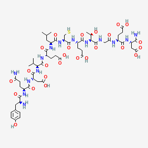Chemical structure of Nangibotide scrambled peptide