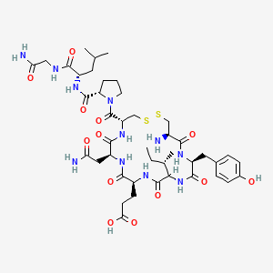 Chemical structure of [Glu4]-Oxytocin