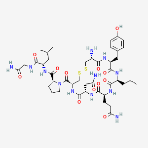 Chemical structure of [Leu3]-Oxytocin