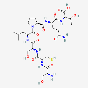 Chemical structure of [D-Leu-4]-OB3