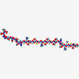 Chemical structure of [DPro5] Corticotropin Releasing Factor, human, rat TFA
