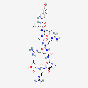 Chemical structure of HCV Peptide (35-44)