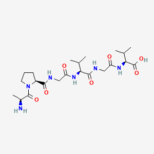 Chemical structure of Hexapeptide-12