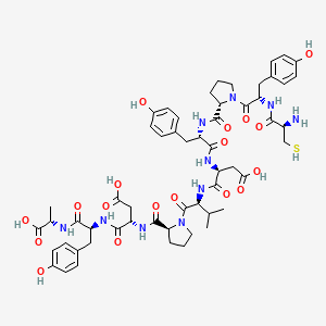 Chemical structure of Influenza hemagglutinin (HA) epitope