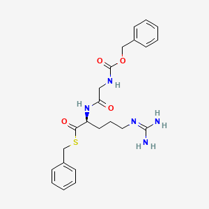 Chemical structure of Z-Gly-Arg-Thiobenzyl ester