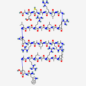 Chemical structure of RALA peptide