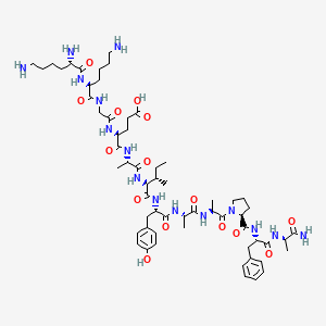 Chemical structure of Abl protein tyrosine kinase substrate