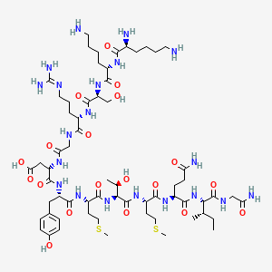 Chemical structure of IRS1-derived peptide