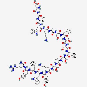 Chemical structure of Caveolin-1 (82-101) amide (human, mouse, rat)