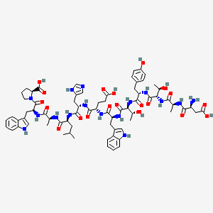 Chemical structure of K1 peptide TFA